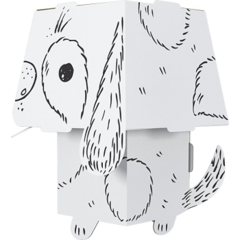 "Pies" kolorowanka-składanka 3D dla dzieci